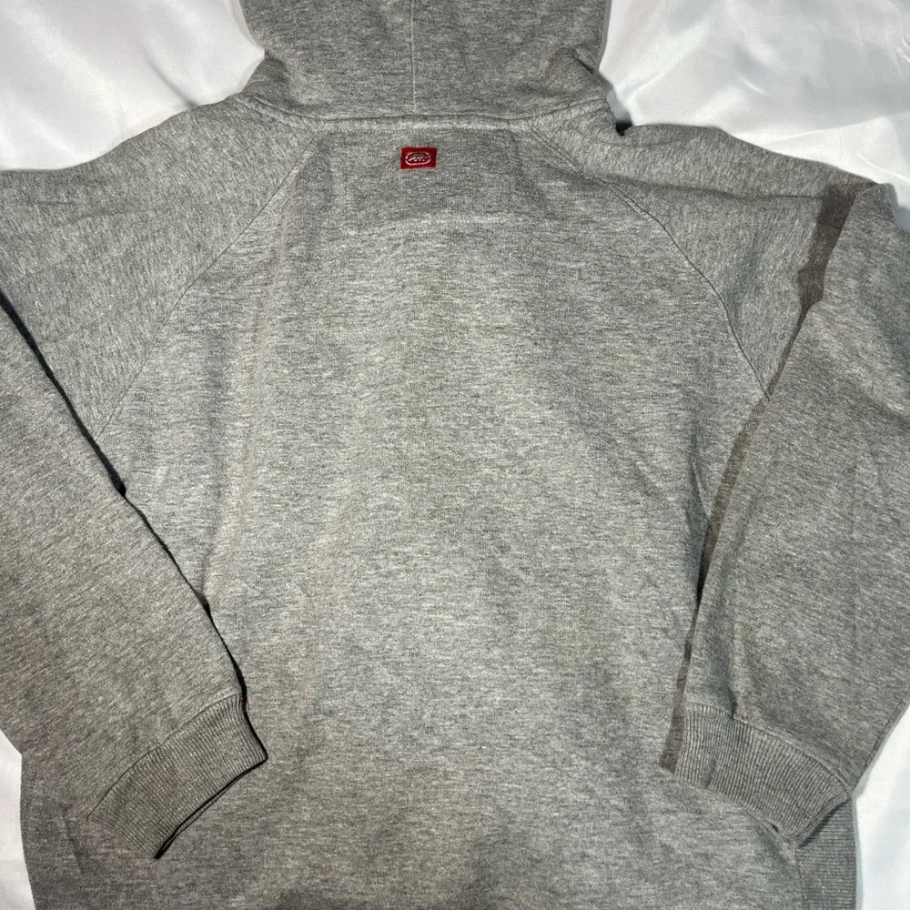 Vintage ECKO UNLTD Rhino‎ Hoodie Youth M Gray Zip Up Sweatshirt Y2K